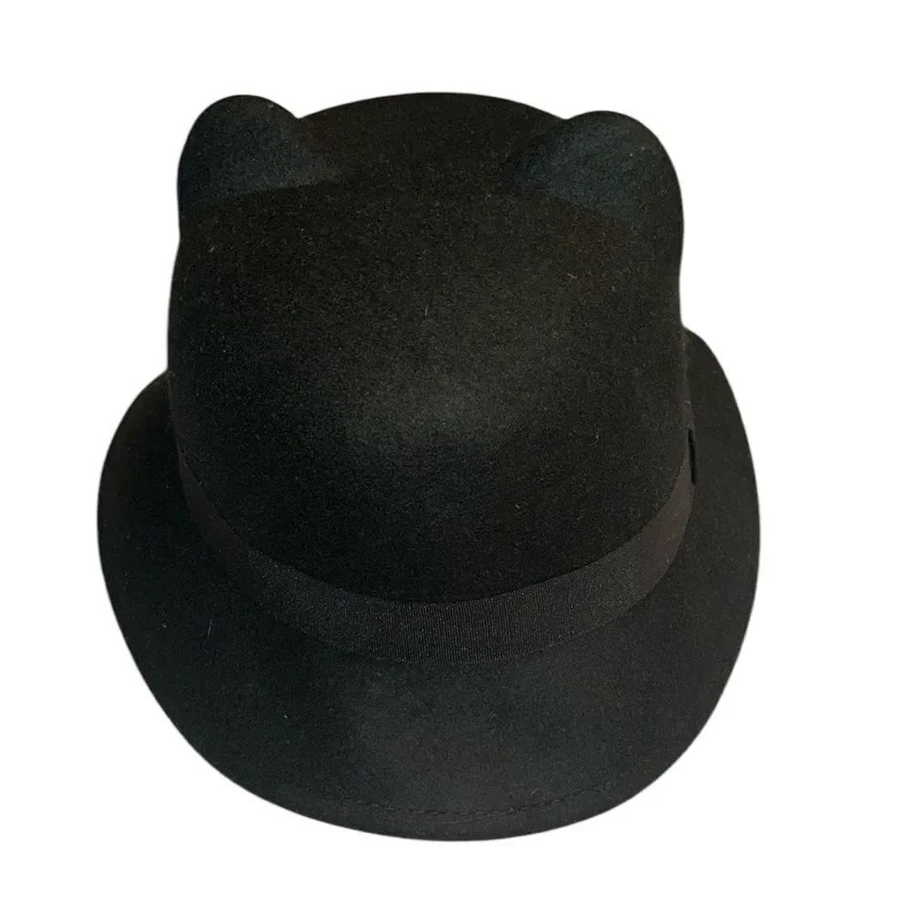 Zara Black Wool Kids Hat(Size 10-12yrs)